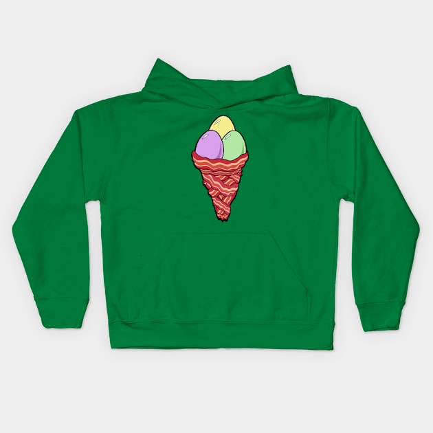 Keto Ice Cream Kids Hoodie by viograpiks